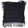 Galette de chaise macramé gris ardoise 40x40cm - Chaise longue à prix de gros Galette de chaise macramé gris ardoise 40x40cm - Chaise longue à prix de gros