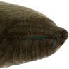 Coussin Zoa en flanelle 40x40cm vert kaki - Coussin à prix grossiste