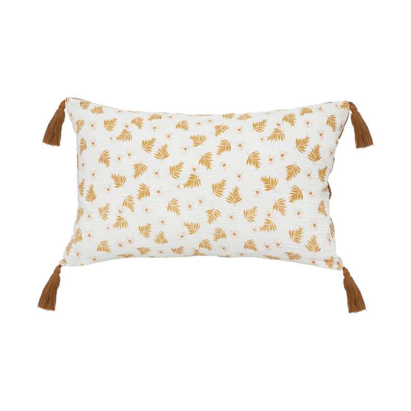 Coussin Jamana 30x50cm marron canelle - Coussin à prix grossiste