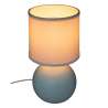Lampe boule en métal H24,7cm bleu clair - Lampe à prix de gros