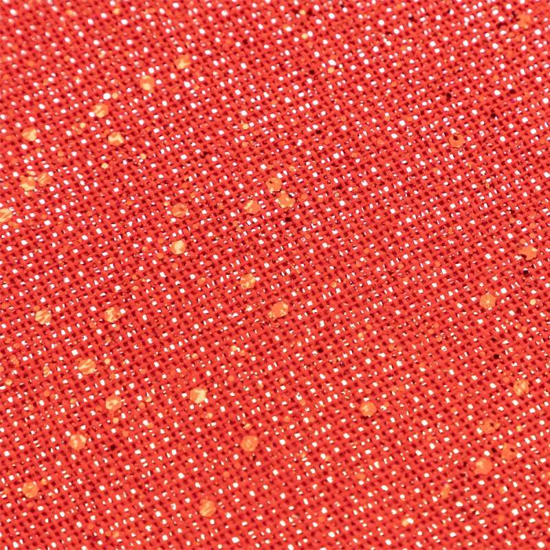 Set de table rouge pailleté en jute 38cm à prix de gros - set de table à prix grossiste