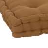 Coussin en coton 40x40cm marron cannelle - Coussin à prix grossiste