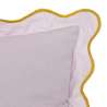 Coussin feston Biskwit 35x55cm lilas - Coussin à prix de gros Coussin feston Biskwit 35x55cm lilas - Coussin à prix de gros