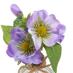 Composition vase et fleurs...