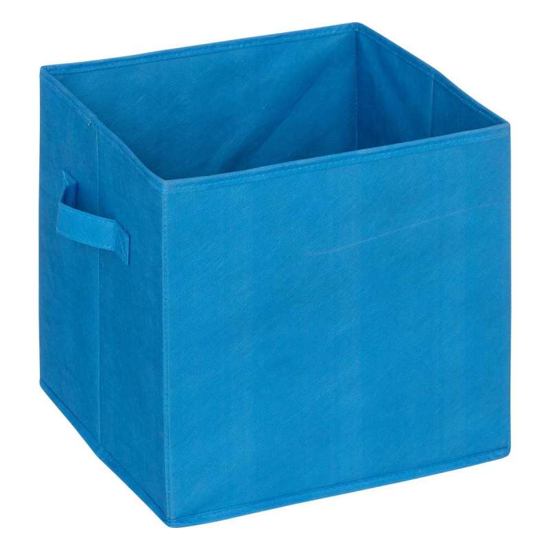 2 bacs rangements enfant Espace 29x29cm bleu à prix de gros - bac de rangement à prix grossiste