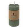 Bougie ronde à led Molia H15cm vert foncé - Bougie à prix grossiste