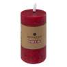 Bougie ronde à led Molia H15cm rouge - Bougie à prix de gros