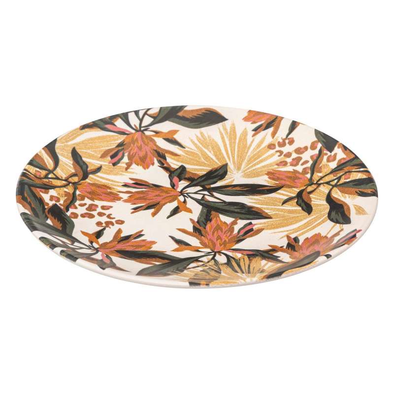 Assiette dessert Tropical boudoir D20cm à prix grossiste - Assiette à prix de gros