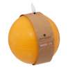 Bougie boule à led Molia D12cm jaune - Bougie à prix grossiste