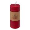 Bougie ronde à led Molia H18cm rouge - bougie LED à prix grossiste