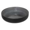 Assiette creuse Diane en céramique gris D21cm - Assiette à prix de gros