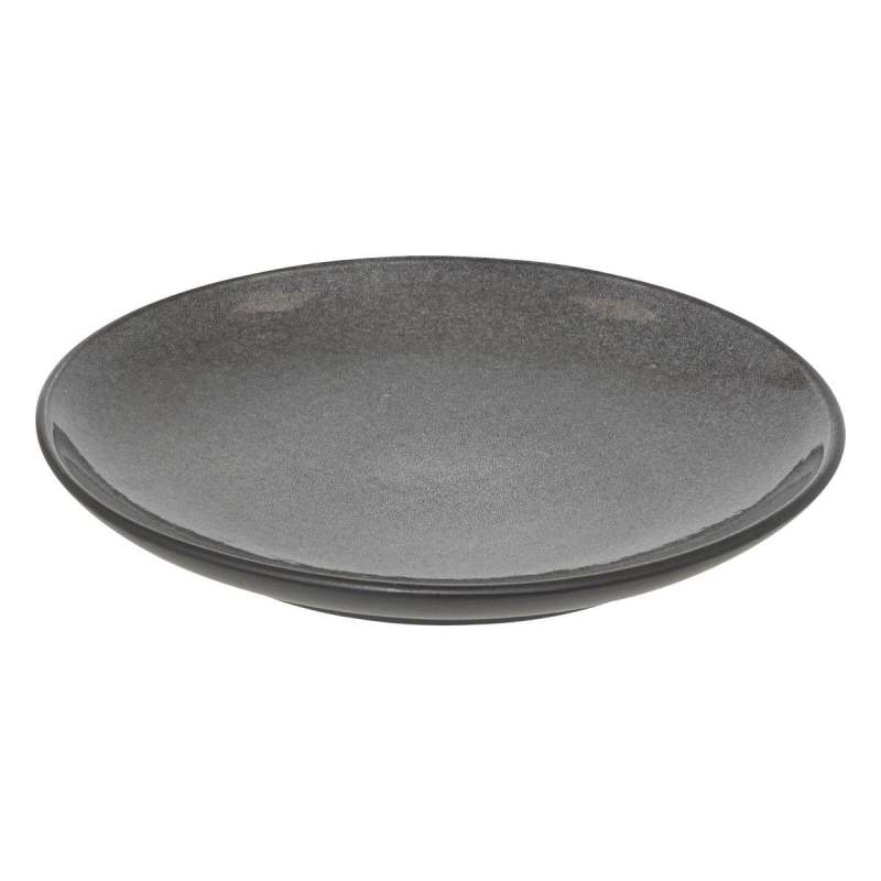 Assiette à dessert Diane en céramique gris D21cm à prix grossiste - Assiette à prix de gros