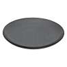 Assiette plate Diane en céramique gris D27cm - Assiette à prix de gros
