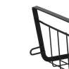 Panier de rangement à suspendre 31,5cm noir - bac de rangement à prix grossiste