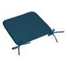 Galette de chaise Micro bleu égéen 39x39cm - Chaise longue à prix de gros