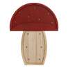 Lampe enfant champignon Luck bois H23cm - Lampe à prix grossiste