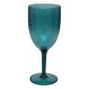 Verre à vin martelé Estiva bleu - Verre à vin à prix grossiste