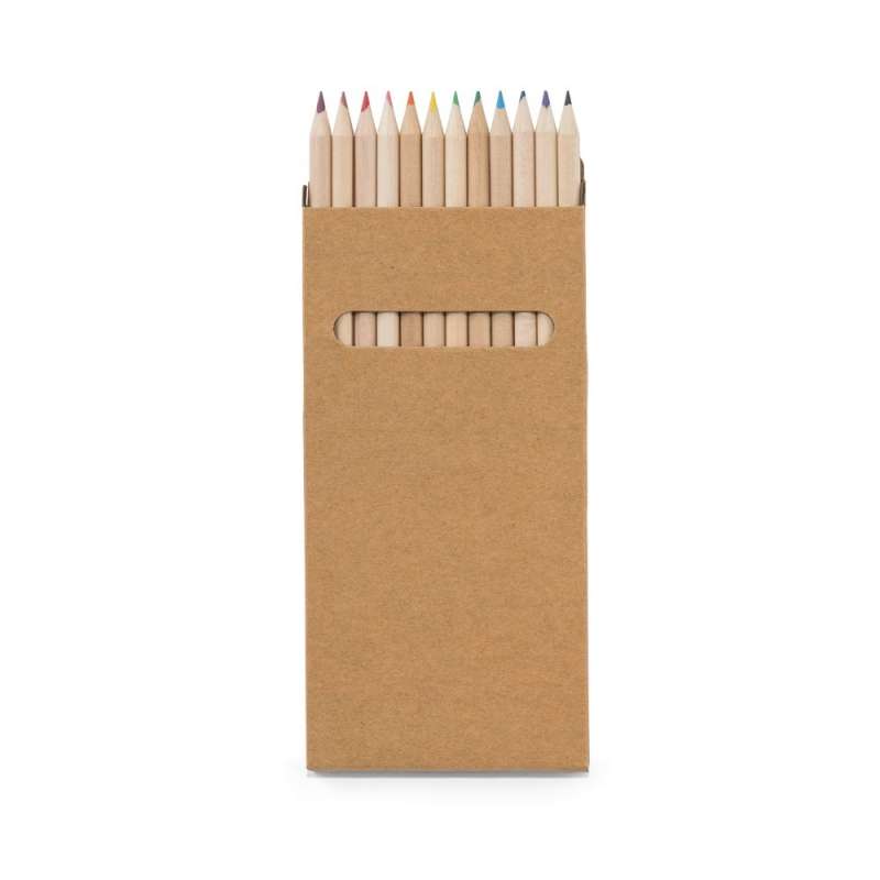 CROCO. Boîte avec 12 crayons de couleur - Stylo à prix grossiste