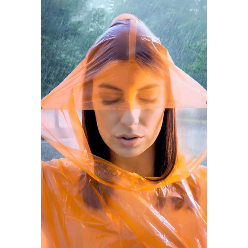 Poncho impermeable tamaño único 1200x900 mm - Prenda de lluvia a precios de mayorista