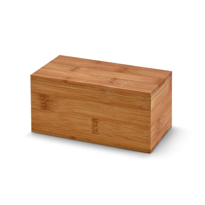 Bamboo tebox med 2 fack 160 mm - Träprodukter till grossistpris