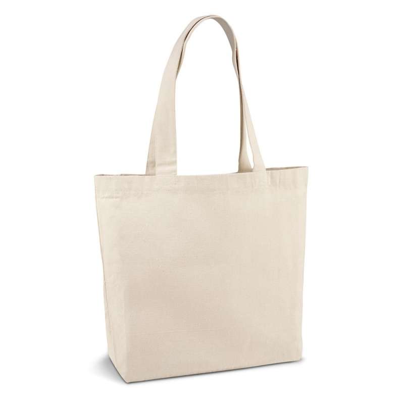 Saco de algodão 450x380mm com bolso - Saco de compras a preço grossista
