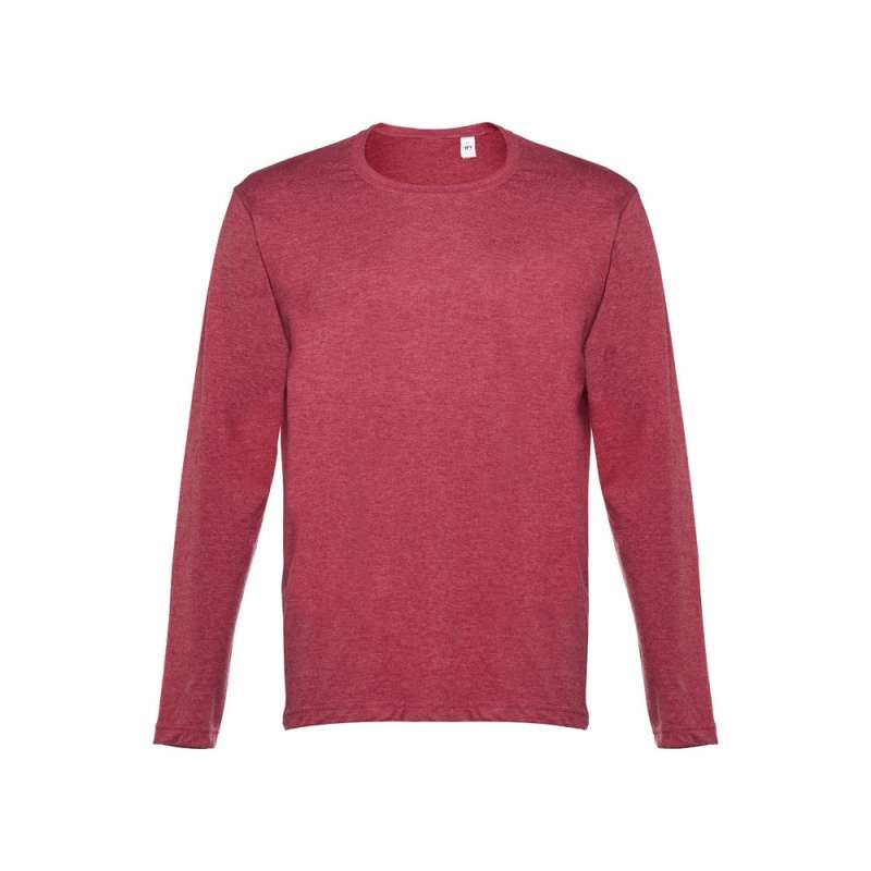 Men's Long Sleeve Cotton T-Shirt, Regular Fit - Long sleeve T-shirt at wholesale prices