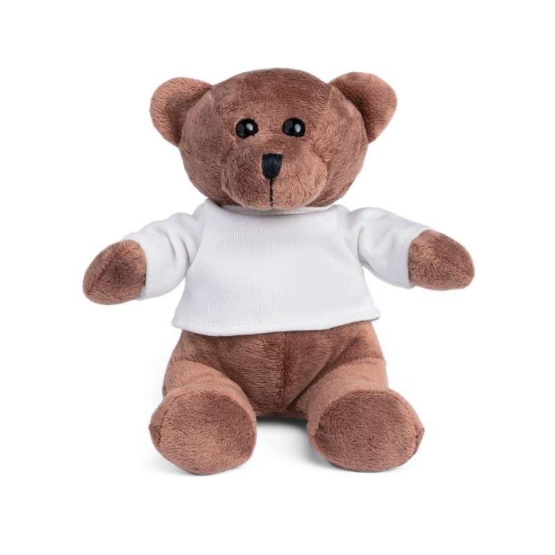 Peluche de 15 cm con camiseta personalizable - Juegos y juguetes a precios de mayorista Peluche de 15 cm con camiseta personalizable - Juegos y juguetes a precios de mayorista