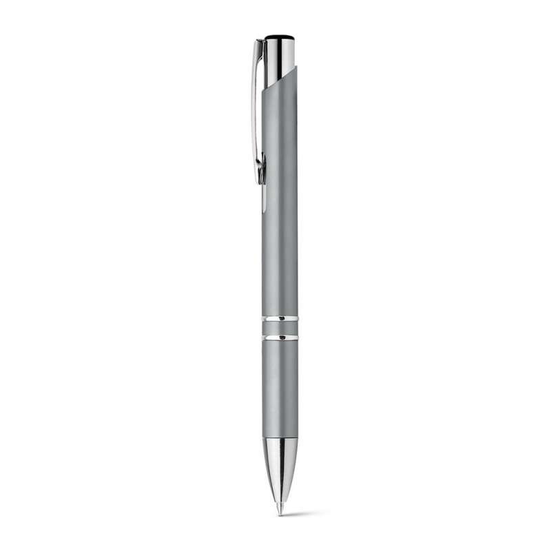 Metal Clip Blue Ink Ballpoint Pen 10mm x 138mm - Ballpoint pen at wholesale prices