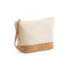 Trousse de toilette en coton et liège - Trousse à maquillage à prix de gros Trousse de toilette en coton et liège - Trousse à maquillage à prix de gros