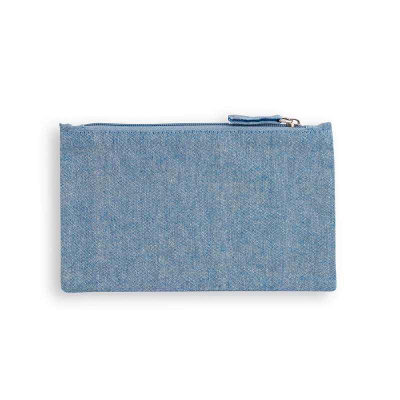 Pochette multifuncional em algodão reciclado 225x120 mm a preço grossista - Necessaire de toilette a preço grossista