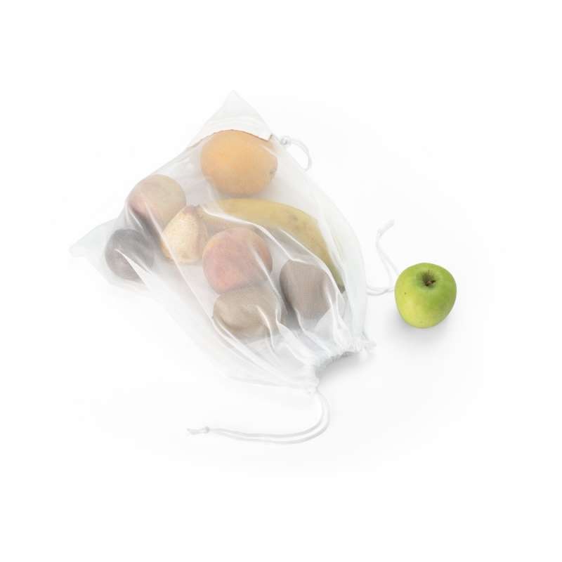 Faltbarer rPET Einkaufsbeutel 320 x 400 mm zu Großhandelspreisen - Säckchen zu Großhandelspreisen