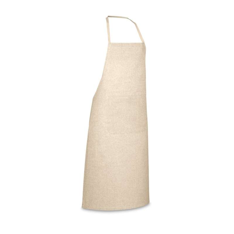 Recycled Cotton Apron with Front Pocket 590x900mm - Recyclable accessory at wholesale prices