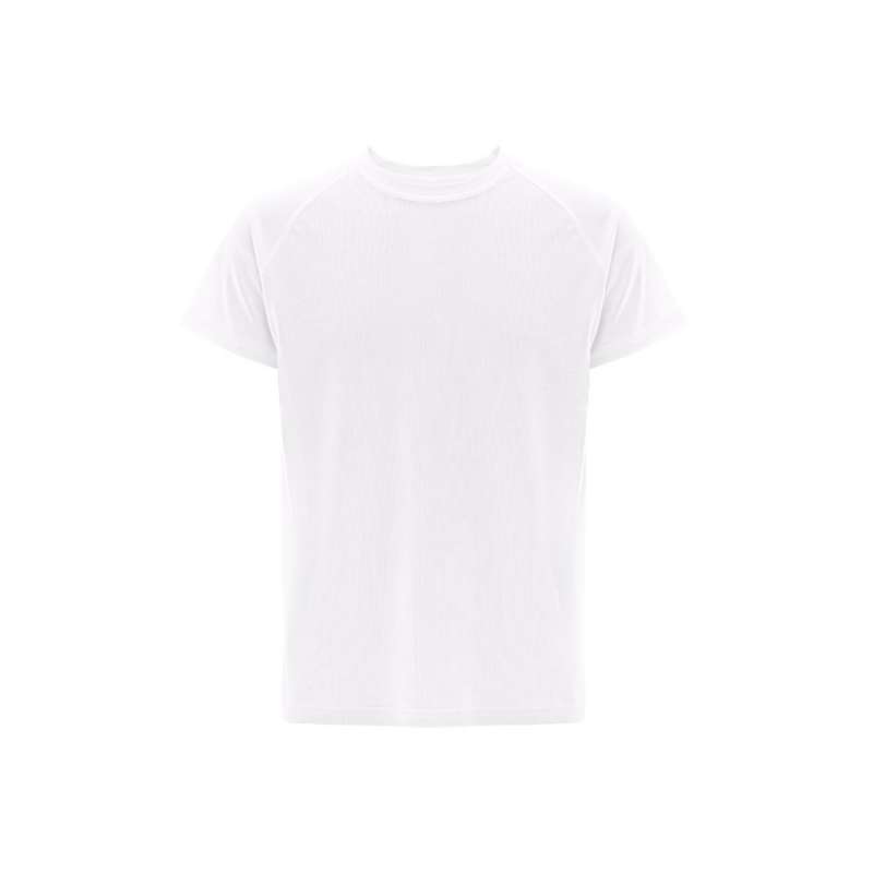 Ademende polyester T-shirt met raglanmouwen - T-shirt tegen groothandelsprijzen