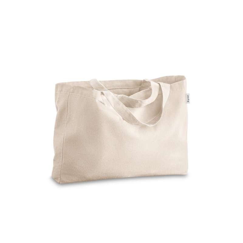 Recycled Cotton Tote Bag, 20L Capacity at wholesale prices - Recyclable accessory at wholesale prices