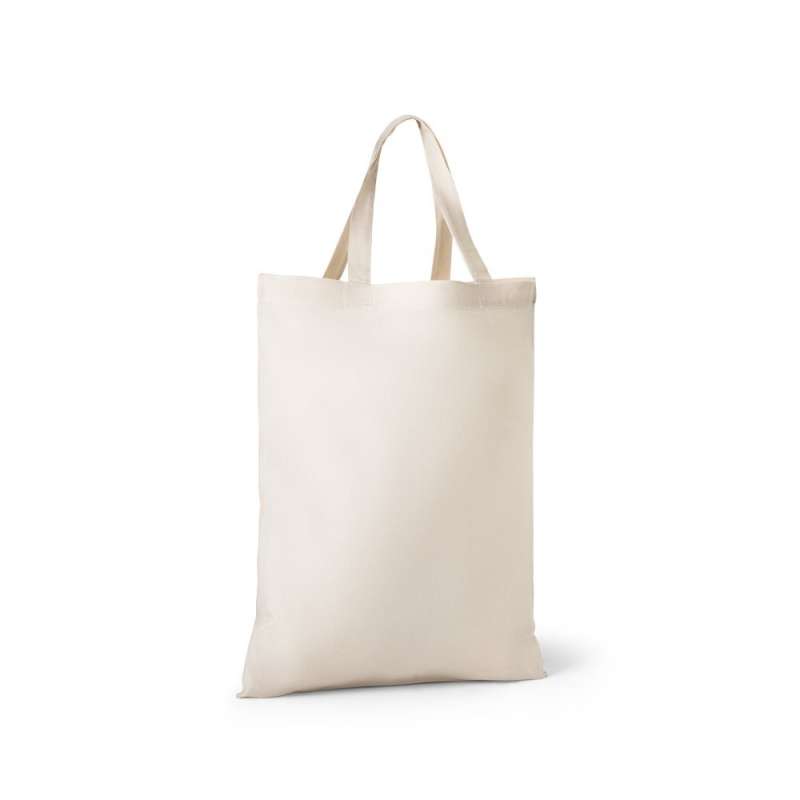 Saco plegable de algodón reciclado 38 cm - Saco plegable a precios de mayorista