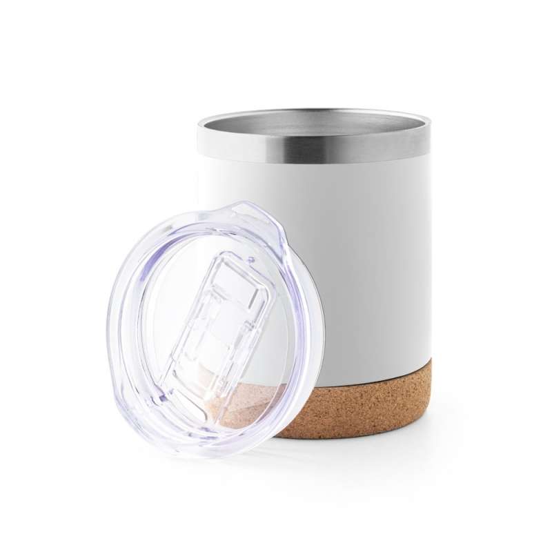 Copo de Viagem Inox 400 ml com Tampa a preço grossista - Copo térmico a preço grossista