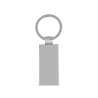 Rectangular Bamboo Keychain with Metal Envelope - Wooden keychains at wholesale prices