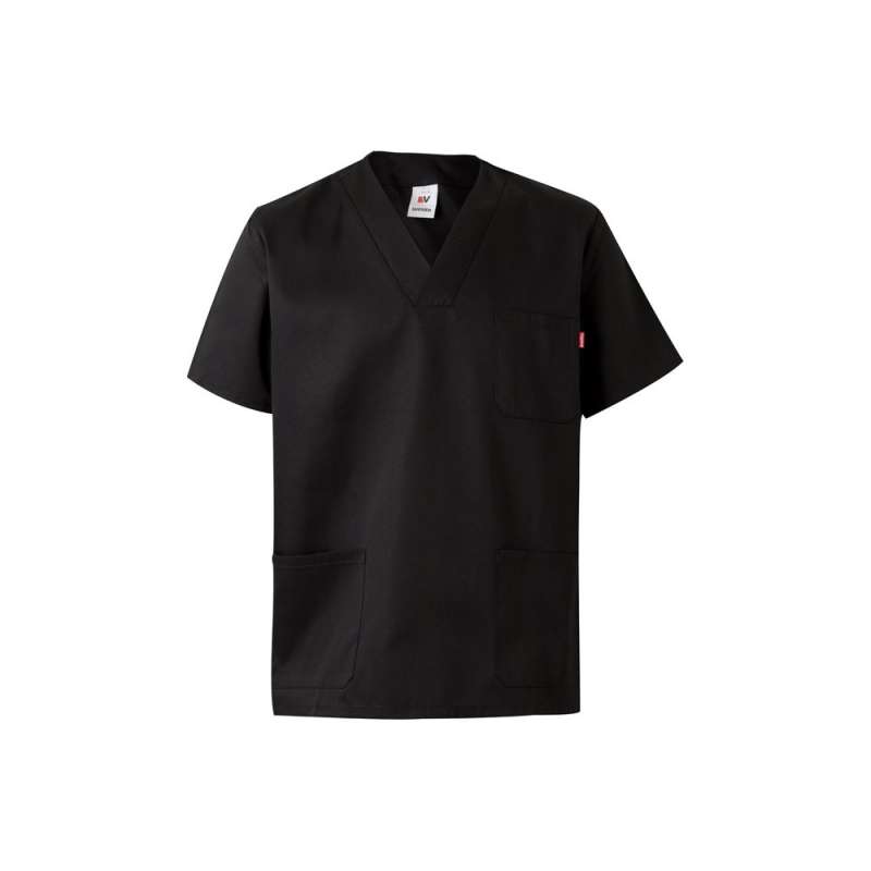 VL ILLAPA. Short-sleeved 190g/m² twill tunic in 65% polyester and 35% cotton at wholesale prices - tunic at wholesale prices