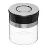 Bocal verre couvercle push inox PushEat 0.7L - Bocal à prix de gros