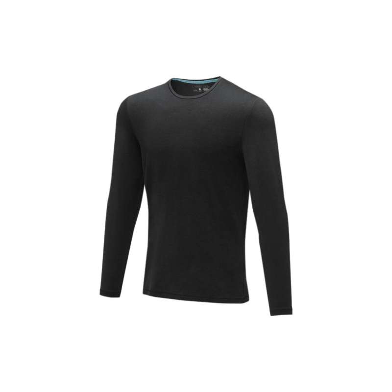 Langærmet Økologisk T-shirt til mænd, 200 g/m² - Økologisk T-shirt til engrospris