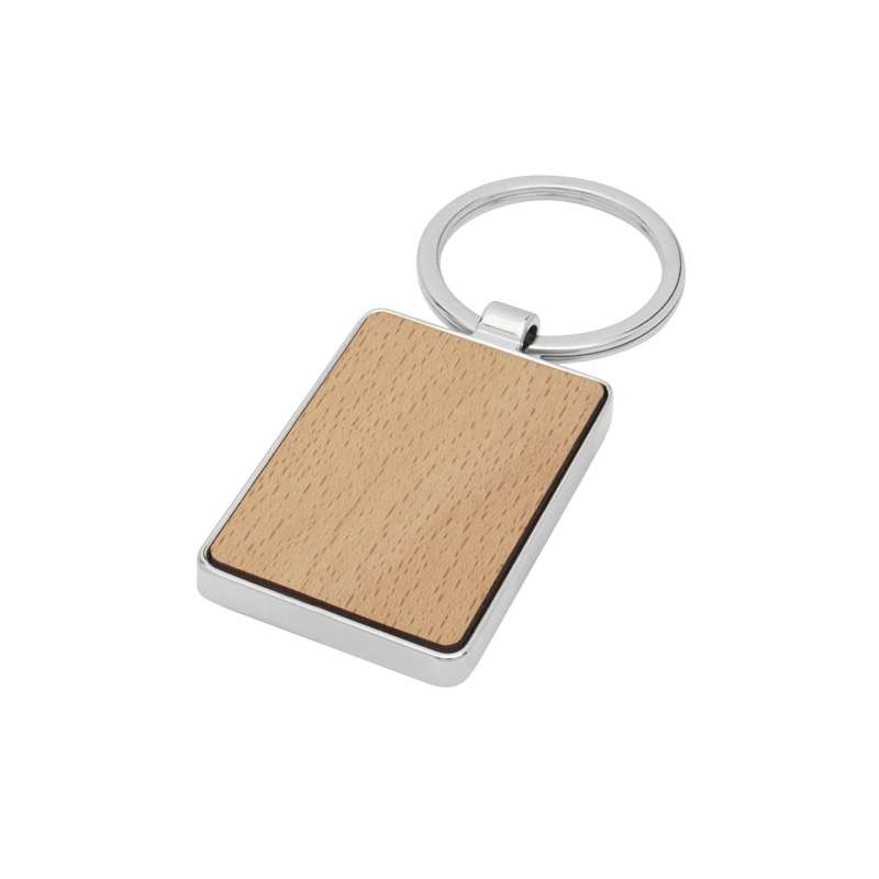 Porte-clés rectangular de madera de haya 5x3 cm a precios de mayorista - Llavero de madera a precios de mayorista Porte-clés rectangular de madera de haya 5x3 cm a precios de mayorista - Llavero de madera a precios de mayorista