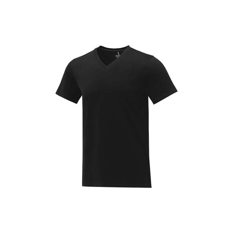 Men's Short Sleeve V-Neck Cotton T-Shirt - T-shirt at wholesale prices