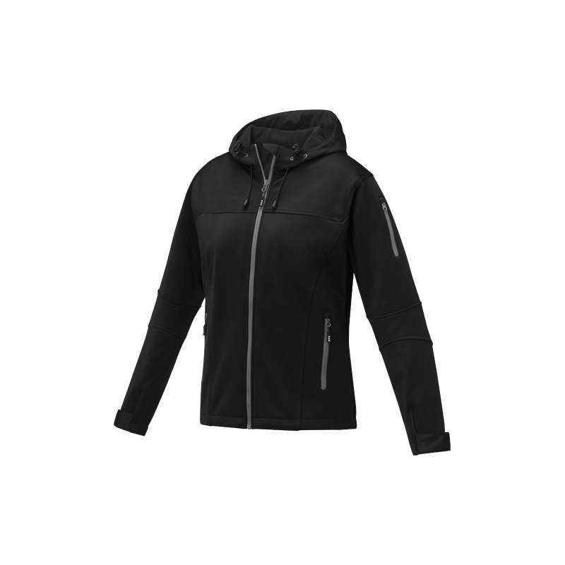 Damen Softshelljacke 360 g/m² in Schwarz - Softshell zu Großhandelspreisen