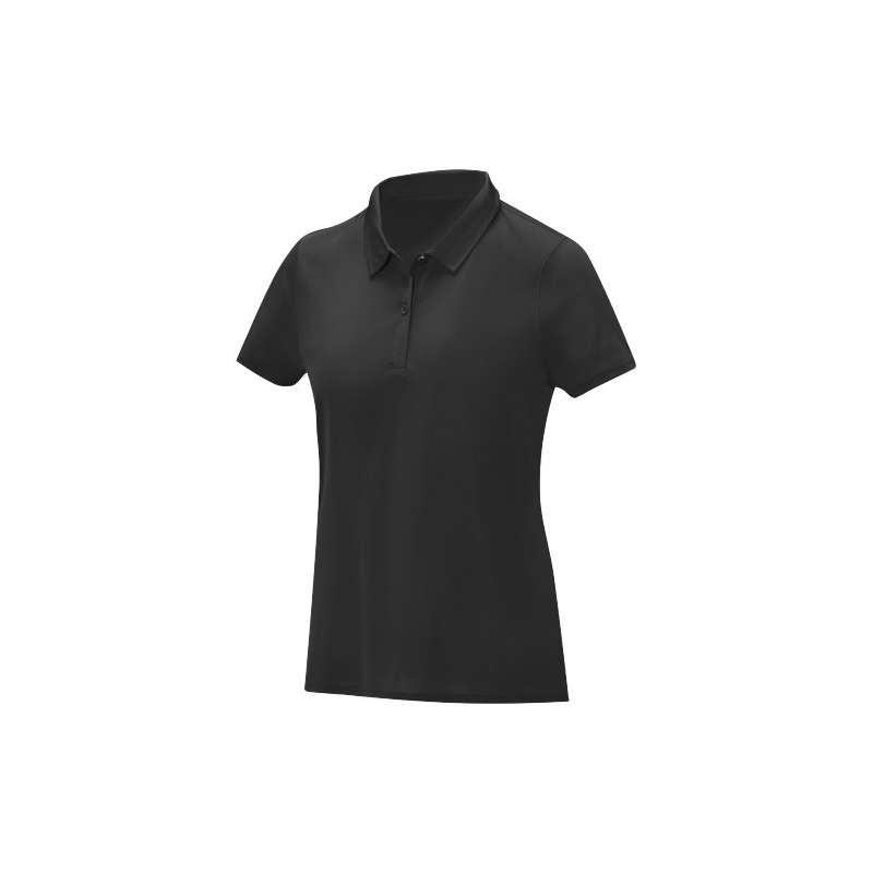 Polo feminino leve de poliéster com mangas curtas - Polo mulher a preço grossista