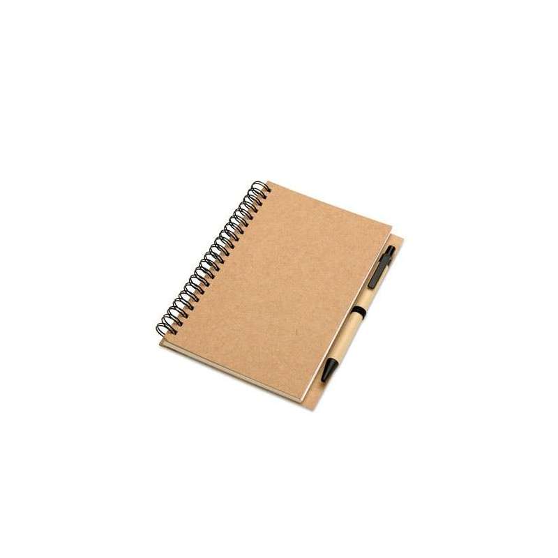 Bloc-notes riciclato 18 x 13 cm con penna a prezzi all'ingrosso - Prodotto riciclato a prezzi all'ingrosso Bloc-notes riciclato 18 x 13 cm con penna a prezzi all'ingrosso - Prodotto riciclato a prezzi all'ingrosso