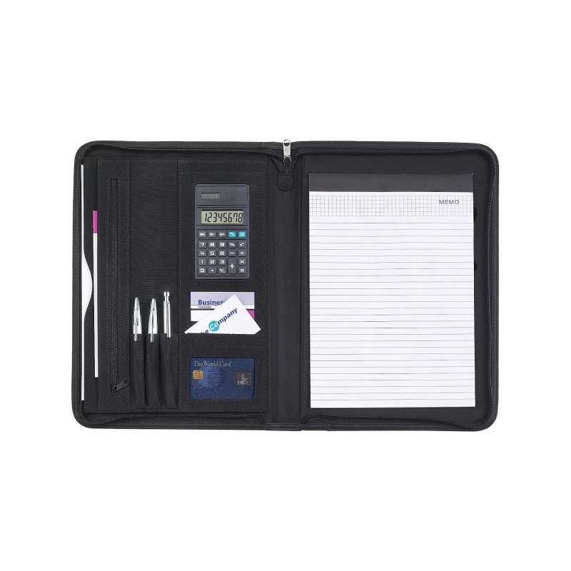 Conférencier A4 zippé en microfibre Rianna à prix de gros - Conférencier à prix grossiste Conférencier A4 zippé en microfibre Rianna à prix de gros - Conférencier à prix grossiste