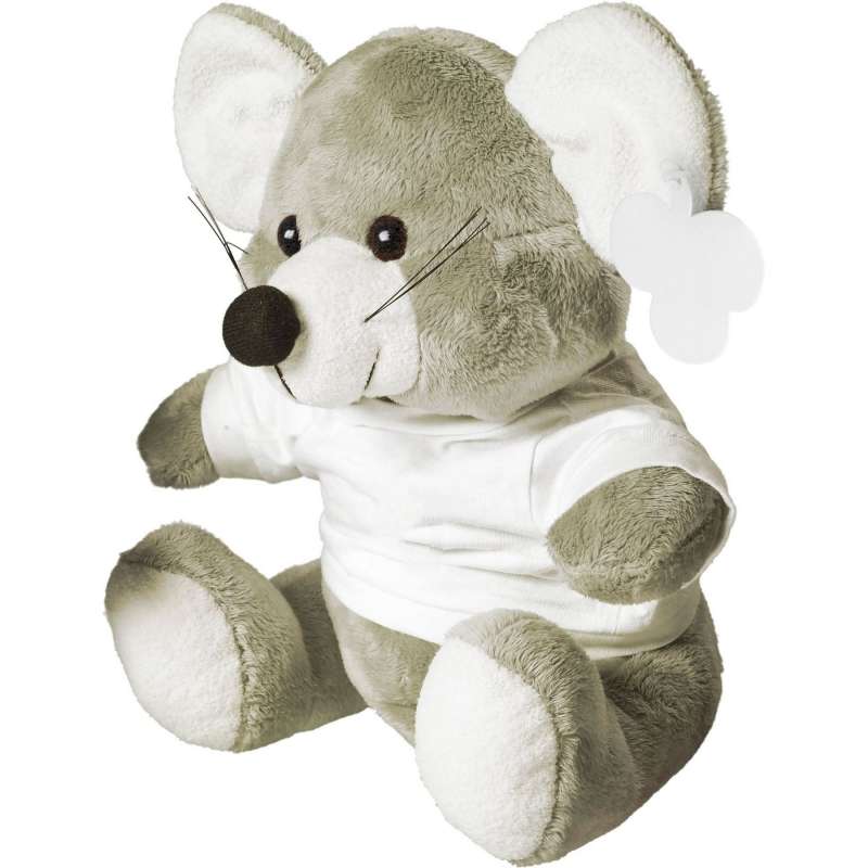 Peluche ratón 30 cm con camiseta - Juegos y juguetes a precios de mayorista Peluche ratón 30 cm con camiseta - Juegos y juguetes a precios de mayorista