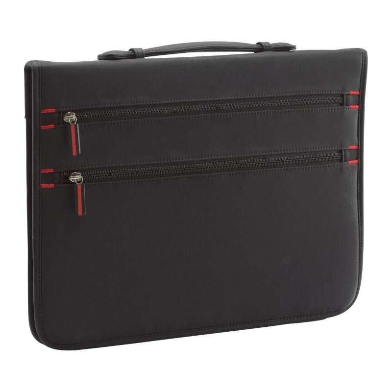Nylon Zip Document Holder with Notebook - Bag at wholesale prices Nylon Zip Document Holder with Notebook - Bag at wholesale prices