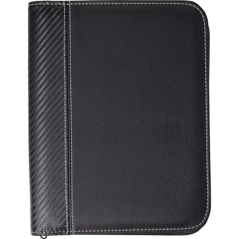 A5 Zippered PU Conference Folder with Notepad - Speaker at wholesale prices