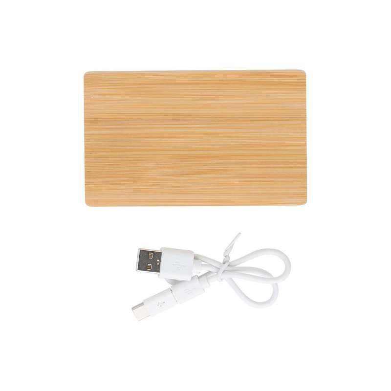 Caricatore in bambù 4000mAh con cavo a prezzi all'ingrosso - Powerbank / batteria esterna a prezzi all'ingrosso Caricatore in bambù 4000mAh con cavo a prezzi all'ingrosso - Powerbank / batteria esterna a prezzi all'ingrosso